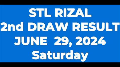 stl rizal result today 4pm|STL RESULTS TODAY .